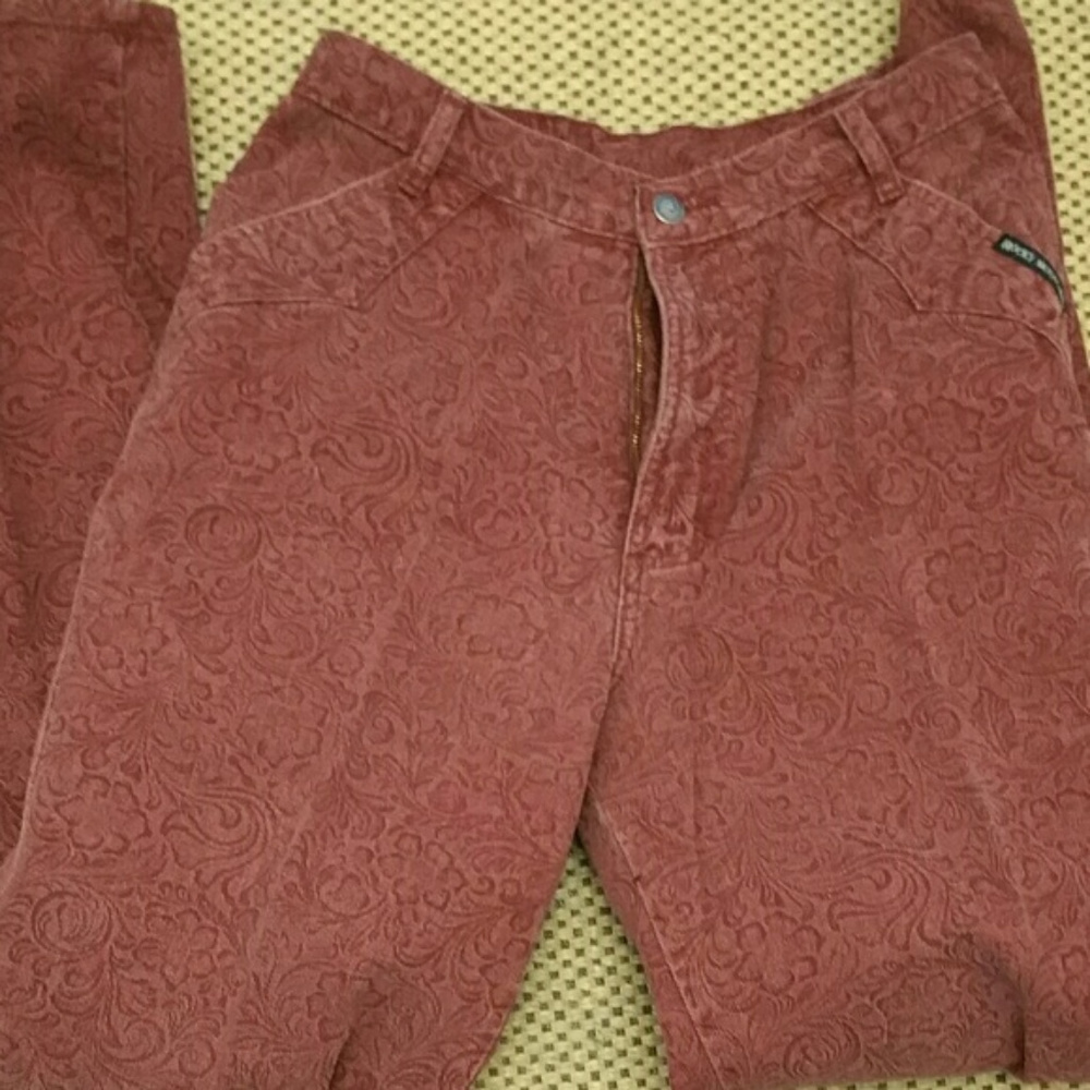 Vintage Rocky Mountain high waisted patterned jean